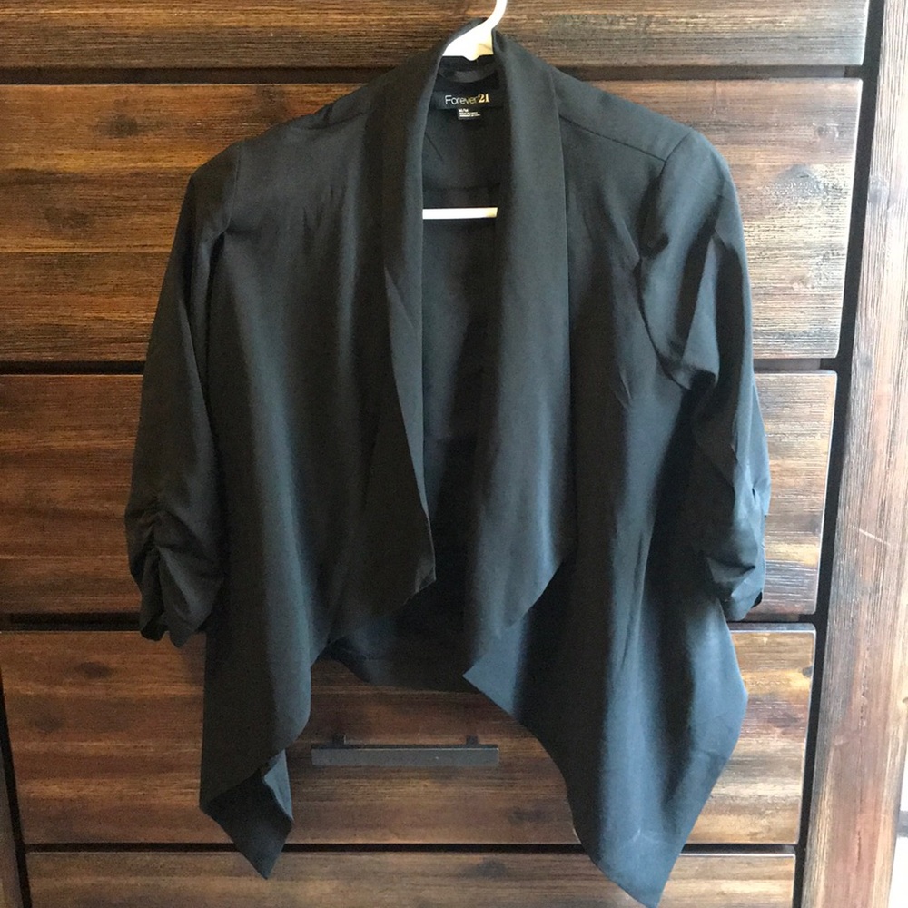 Black flowy jacket